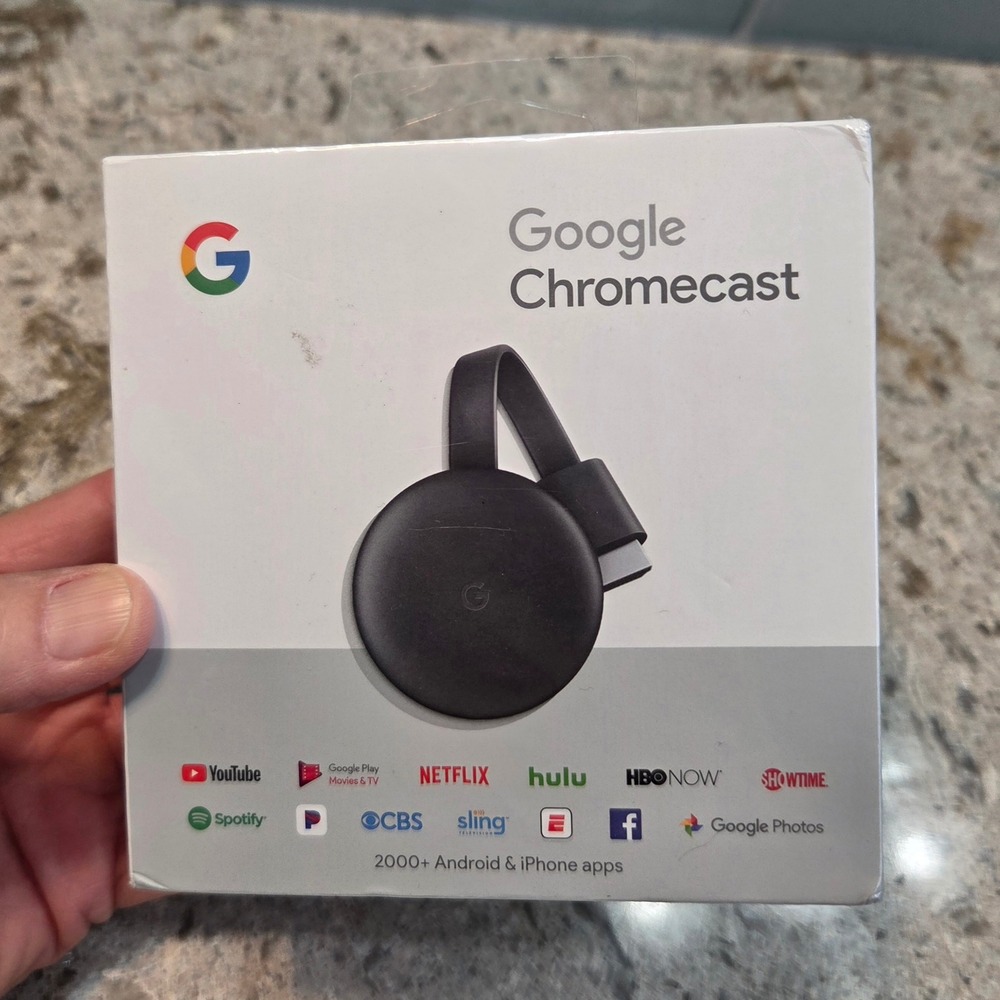 Google Chromecast 3rd Gen GA00439-US 1080p HD Streaming Media Player SEALED